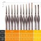 VUDECO Black Detail Paint Brush Set - 12 Piece Miniature Paint Brushes Kit - Professional Mini Fine Paint Brushes Set